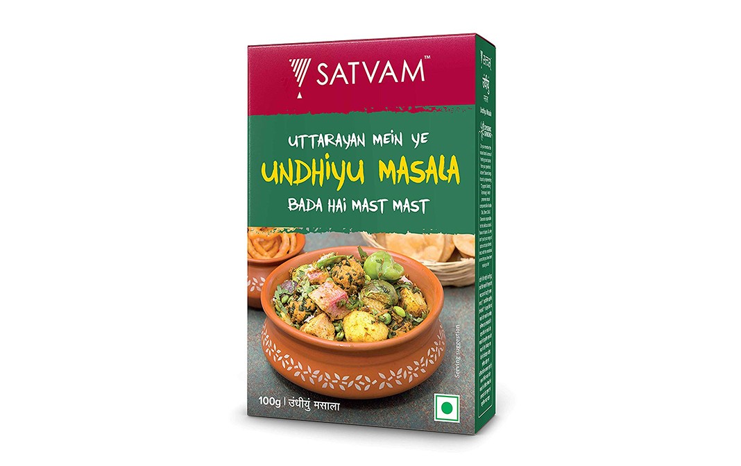 Satvam Undhiyu Masala (Brown, Small)    Box  100 grams